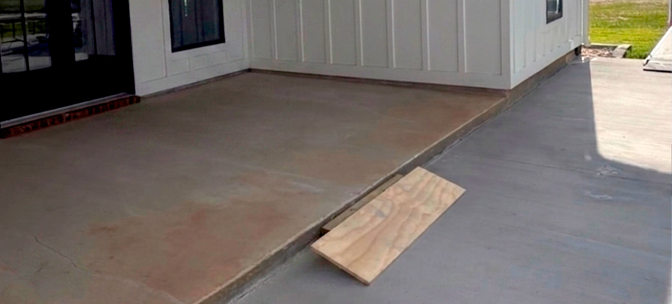 porch before project