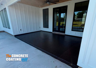 Covered Porch Concrete Coating